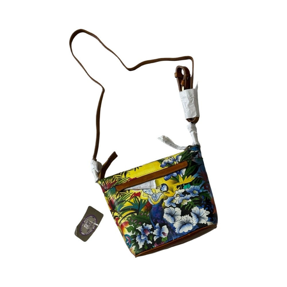 Artistic Expressions by Sharif - Hawaiian Sunset hand painted shoulder bag -